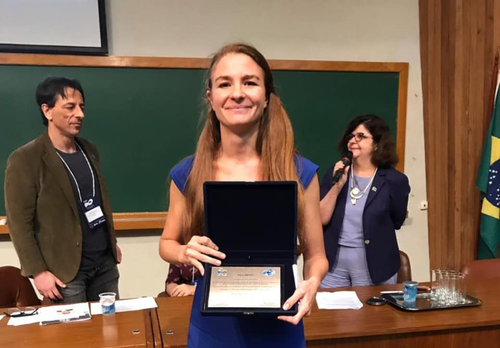 Luna Lomonaco é a primeira mulhera conquistar Prêmio SBM