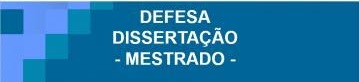 CONVITE PARA DEFESA DE DISSERTAÇÃO